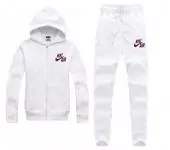 hombre chandal nike tracksuit outfit nt3953 white